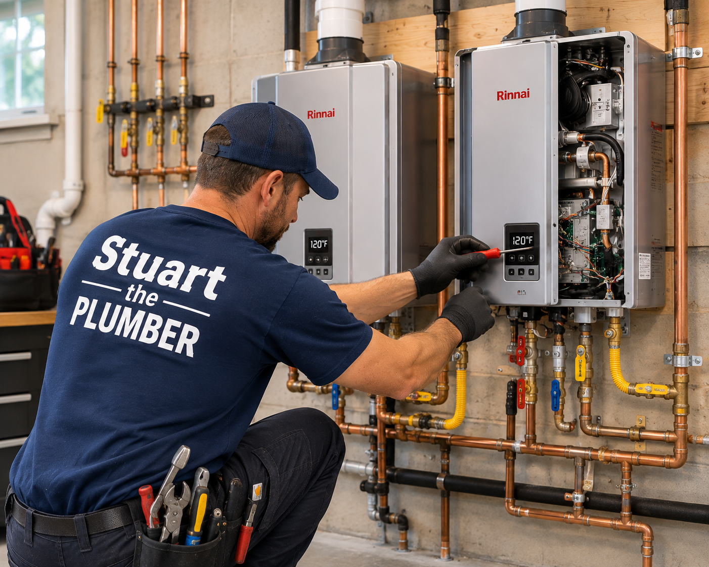 Water heater repair and installation service by Stuart The Plumber