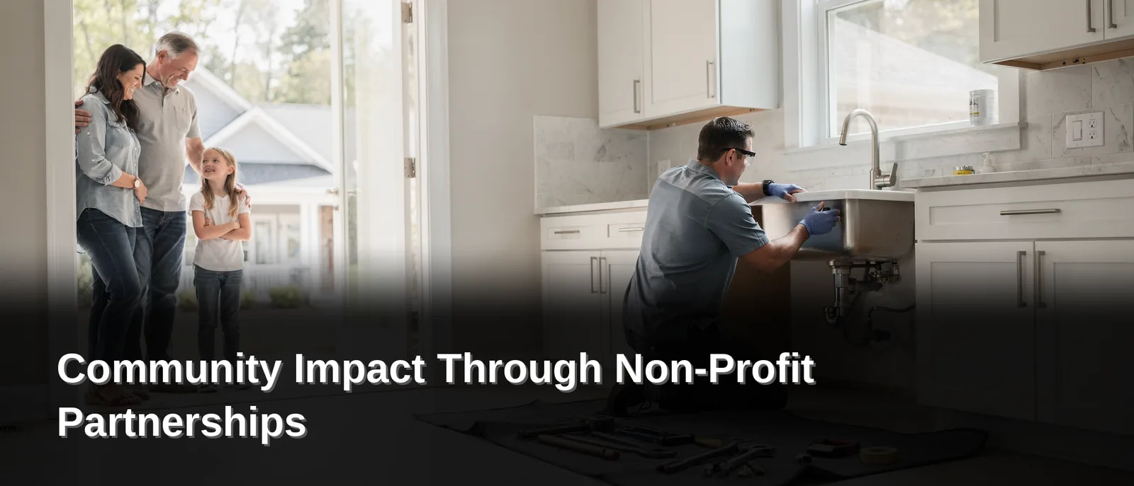 A locally owned plumbing company strengthens community impact by keeping resources, jobs, and service dollars